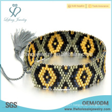 Diy braided seed bead bracelet jewelry,Bohemia handmade jewelry